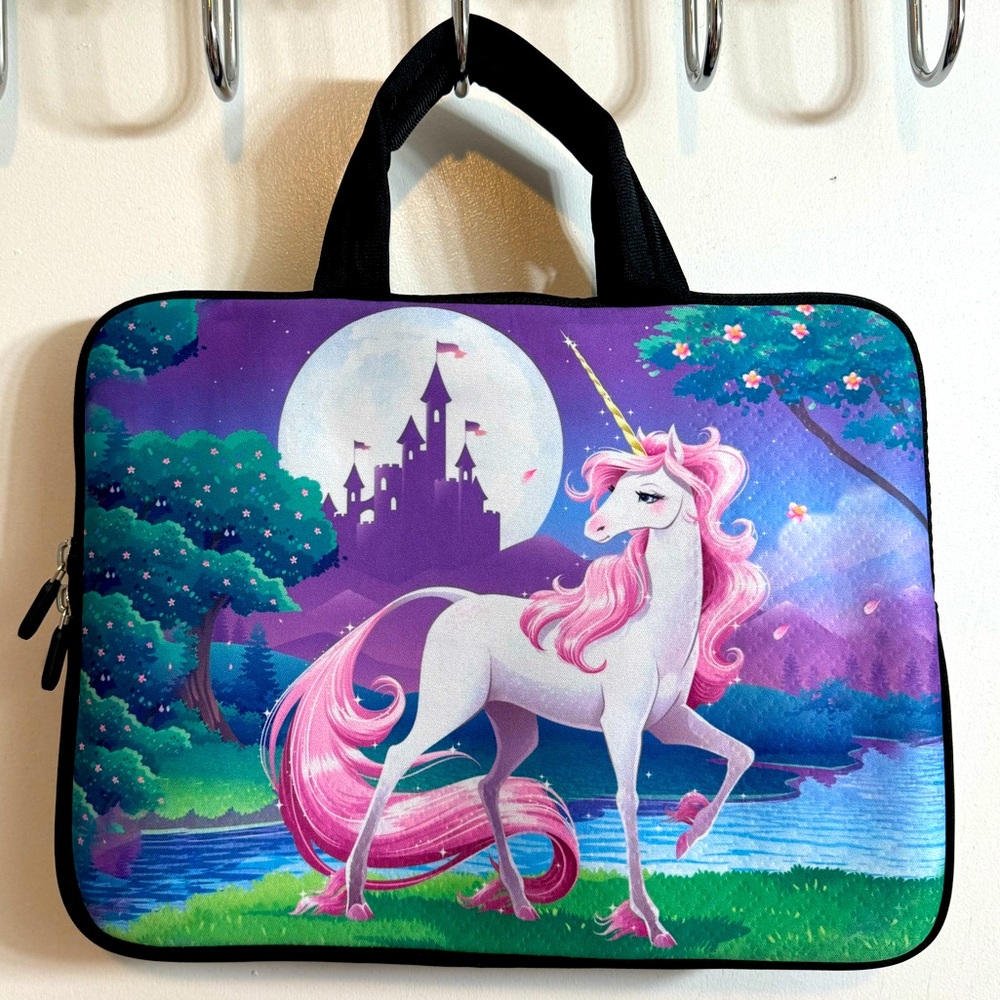 Fantasy Unicorn Laptop Carrying Case